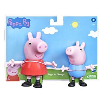 Peppa Pig 粉紅豬小妹 大尺寸雙角色組 - 佩佩與喬治(F3655)