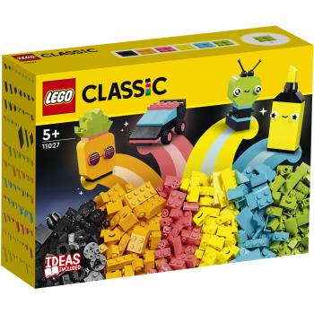 LEGO樂高積木 11027 202303 經典基本顆粒系列 - 創意螢光趣味套裝