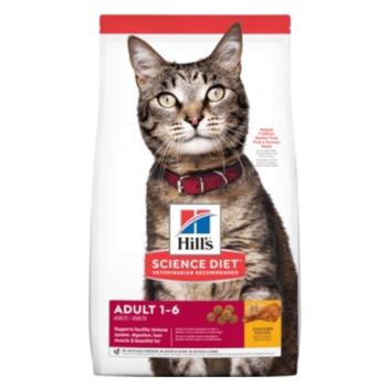 (新客嘗鮮組)_Hills 希爾思 寵物食品 成貓 雞肉 2公斤 (飼料 貓飼料) 效期：20241030