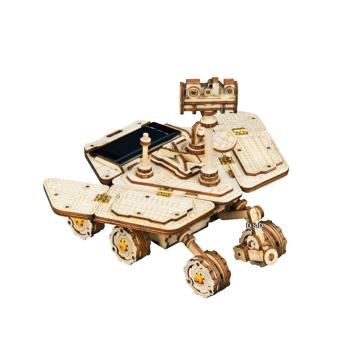 Robotime DIY木製精工模型 - 太陽能系列 - LS503 Spirit Rover 勇氣號火星車