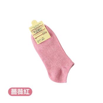【嘟嘟太郎-韓風馬卡龍短襪(薔薇紅)】隱形短襪 船型襪 襪子