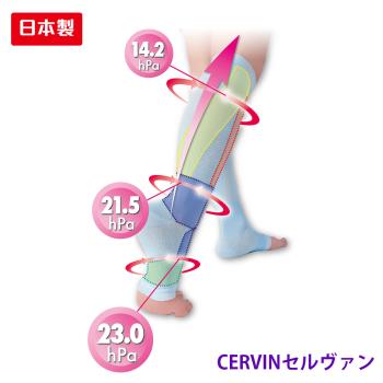 日本製【CERVIN】小腿腳踝紓壓護套2入 男女適用