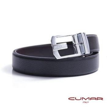 CUMAR 義大利牛皮 鏤空造型 紳士皮帶 0596-D63-01