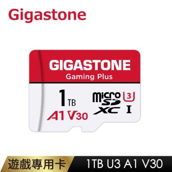 Gigastone Gaming Plus microSDXC UHS-Ⅰ U3 A1V30 1TB遊戲專用記憶卡