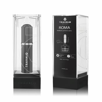 TRAVALO 羅馬系列香水分裝瓶黑色 5ML