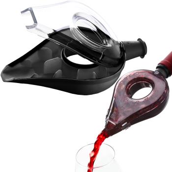 【VACU VIN】環型醒酒注酒器(黑)
