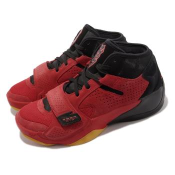 Nike 籃球鞋 Jordan Zion 2 PF 男鞋 紅 黑 氣墊 魔鬼氈 支撐 緩震 中筒 運動鞋 胖虎 DO9072-600