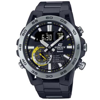 CASIO EDIFICE 藍牙連線 賽車運動計時腕錶 ECB-40DC-1A