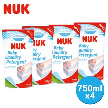 德國NUK-嬰兒洗衣精補充包750ml*4