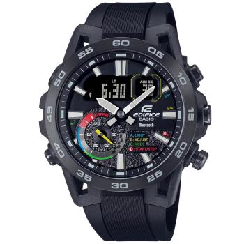 CASIO EDIFICE 藍牙連線 賽車運動計時腕錶 ECB-40MP-1A