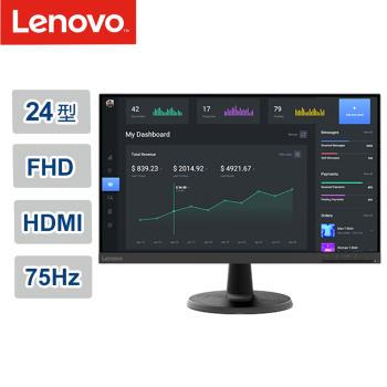 Lenovo D24-40 24型LED背光 FHD顯示器螢幕(HDMI/VGA)