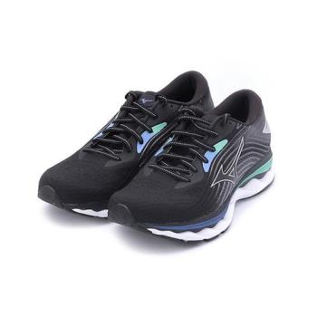 MIZUNO WAVE SKY 6 慢跑鞋 黑藍 J1GC220255 男鞋