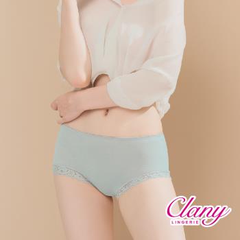 【可蘭霓Clany】微性感蕾絲抗敏M-XL內褲 冰河綠 2171-83