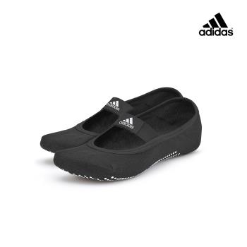 Adidas 防滑透氣瑜珈襪-黑 (20-26cm)