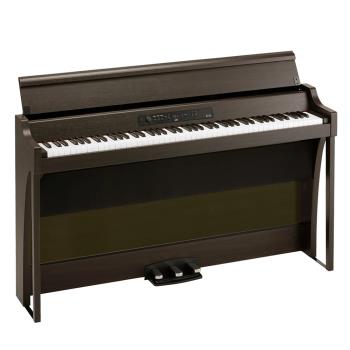 【KORG 數位鋼琴】簡潔時尚的鍵盤新標準 / 日本製88鍵 G1Air / 棕色款 / 公司貨保固