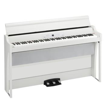 【KORG 數位鋼琴】簡潔時尚的鍵盤新標準 / 日本製88鍵 G1Air / 白色款 / 公司貨保固