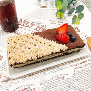 i3微澱粉-生日造型蛋糕-限糖長條巧克力水果蛋糕-6吋1顆(限卡 低澱粉 手作蛋糕)