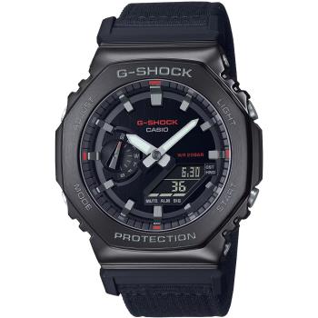 CASIO 卡西歐】G-SHOCK 八角農家橡樹 金屬錶殼 雙顯手錶-黑(GM-2100CB-1A