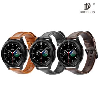 DUX DUCIS Samsung Galaxy Watch 5/Watch 5 Pro 通用款商務款真皮表帶 (20mm)