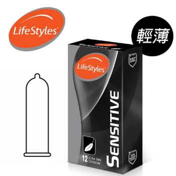 保險套世界-LifeStyles 生活計畫保險套(輕薄型)(12入/盒)