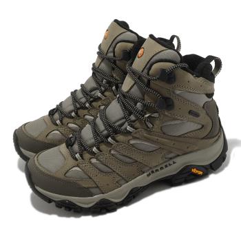 Merrell 越野鞋 Moab 3 APEX Mid WP 女鞋 棕 登山鞋 防水 黃金大底 戶外 郊山 中筒 ML037222