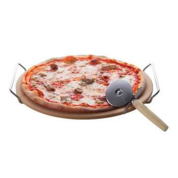 《EXCELSA》披薩刀+12吋石板披薩烤盤