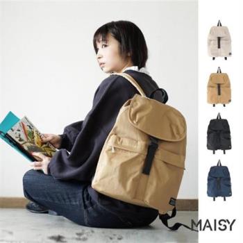 【MAISY】日系防水布多功能旅行包(現+預  卡其色／黑色／米色／藍色)