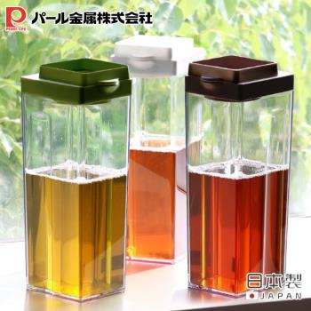 買1送1【日本珍珠金屬】日本製方形冷水壺1.8L