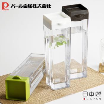 買1送1【日本珍珠金屬】 日本製方形冷水壺1.1L