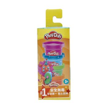 Play-Doh 培樂多黏土 迷你繽紛派對4罐黏土組 - 桃紅(F7172)