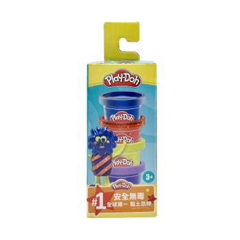 Play-Doh 培樂多黏土 迷你繽紛派對4罐黏土組 - 藍(F7172)