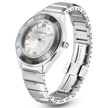 SWAROVSKI 施華洛世奇 Dxtera系列 摩登時尚腕錶-5634648/銀白37mm
