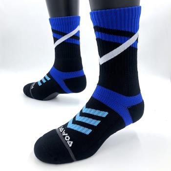【WOAWOA】能量激發登山襪-高筒-男襪(登百岳推薦款 台灣製 厚底 透氣 運動襪 襪子)
