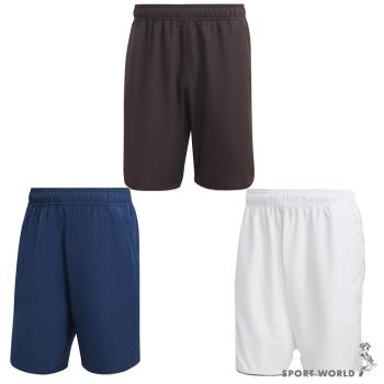 Adidas 男 網球短褲 球褲 咖/藍/白【運動世界】HS3266/HT4432/HS3265
