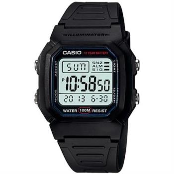 【CASIO 卡西歐】正版公司貨 潮流耐用 經典復古數位電子錶(W-800H-1A)