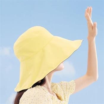 防曬帽遮陽帽-雙面戴大帽檐UPF50+女帽子a1am14【巴黎精品】