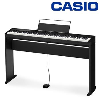 【CASIO卡西歐】 PX-S5000 標準88鍵數位鋼琴 / 黑色鏡面款含琴架、琴椅/ 公司貨保固