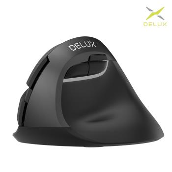 DeLUX M618mini 雙模垂直靜音光學滑鼠(電池版)