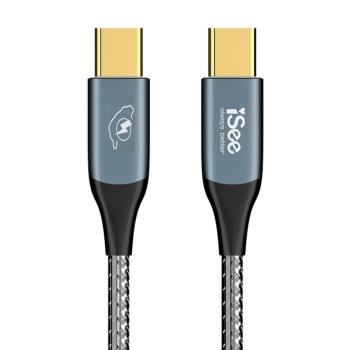 【iSee】USB-C to C 45W PD鋁合金充電傳輸線1.5M（IC-CC826）