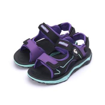 GOODYEAR 磁扣涼鞋 黑紫 GAWS32617 女鞋 鞋全家福