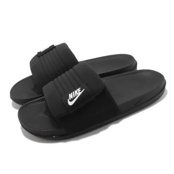Nike 拖鞋 Offcourt Adjust Slide 男鞋 女鞋 黑 魔鬼氈 涼拖鞋 休閒鞋 DQ9624-001