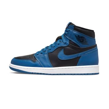 Nike Jordan 1 OG Dark Marina Blue 男 黑藍 經典 高筒 休閒鞋 555088-404