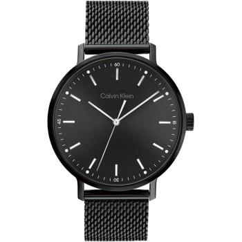 Calvin Klein 凱文克萊 簡約時尚米蘭帶腕錶/黑/42mm/CK25200046