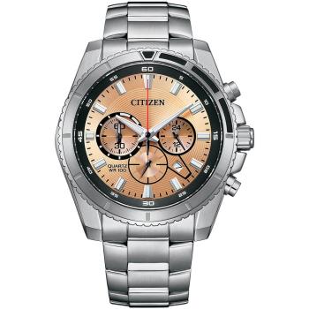 CITIZEN 星辰 Chronograph 紳男計時手錶 銅色面 44mm ( AN8200-50X )
