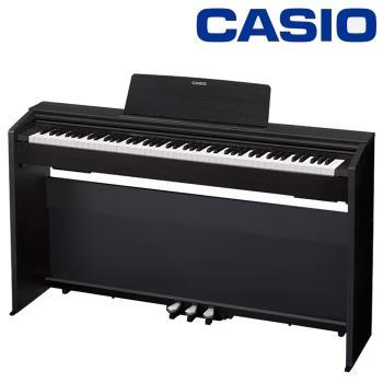 『CASIO卡西歐』88鍵滑蓋數位鋼琴 PX-870 輕巧時尚黑色款 / 公司貨保固