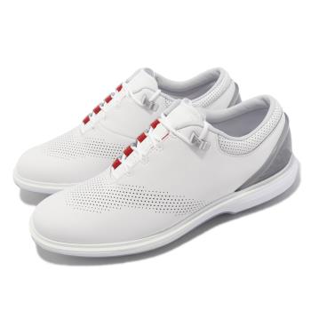 Nike 高爾夫球鞋 Jordan ADG 4 白 灰 男鞋 皮革 緩震 爆裂紋 喬丹 止滑 DM0103-105