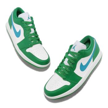 Nike Air Jordan 1 Low Lucky Green 綠 白 藍 女鞋 男鞋 喬丹 AJ1 一代 DC0774-304
