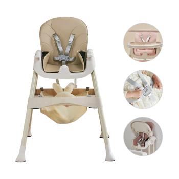 Colorland-兒童餐椅 寶寶餐椅 可躺可折疊調高低 百變多功能餐椅