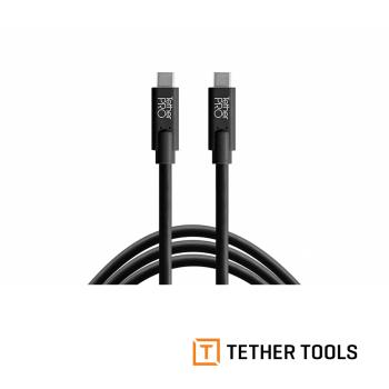 Tether Tools CUC10-BLK USB-C 到 USB-C 傳輸線-黑色 3m-公司貨