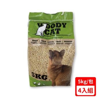 荷蘭WOODY CAT美克斯®松木砂 5kg X(4入組)